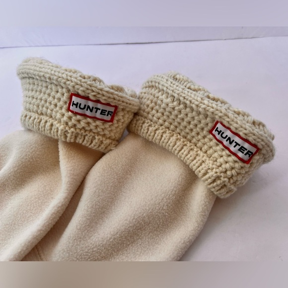 Hunter Boots Fleece lined socks for Huntress (wide calf) boots- Size M/L - Picture 2 of 5
